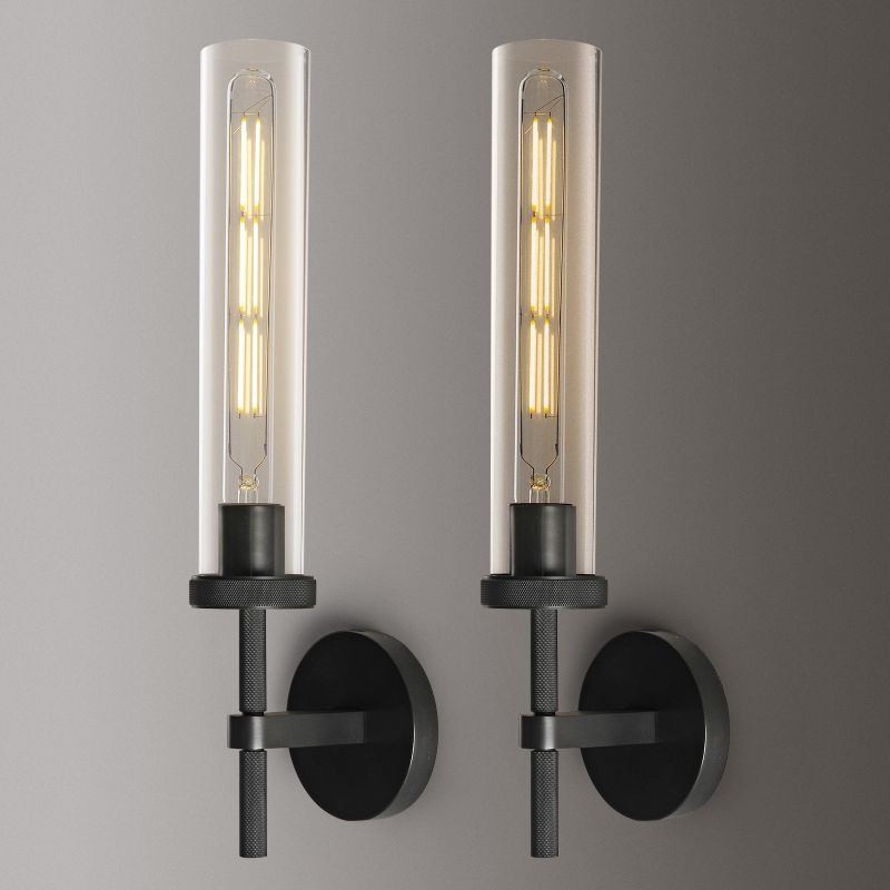 Lambert Round Shade Glass Series Wall Sconce