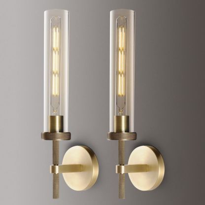 Lambert Round Shade Glass Series Wall Sconce