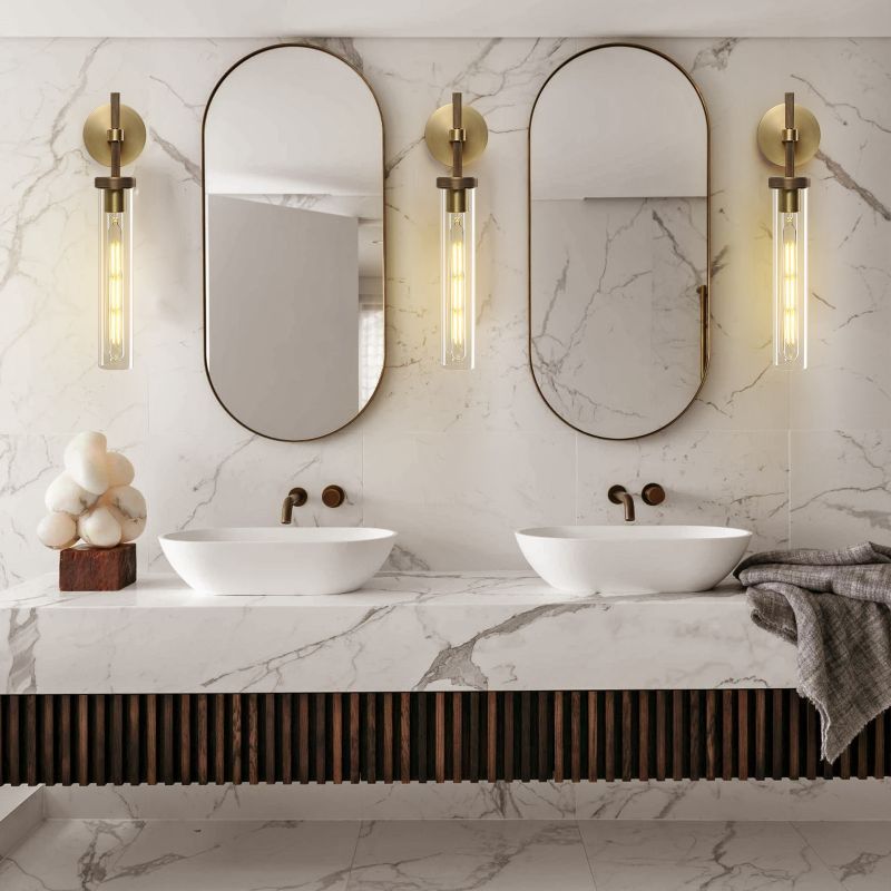 Lambert Round Shade Glass Series Wall Sconce