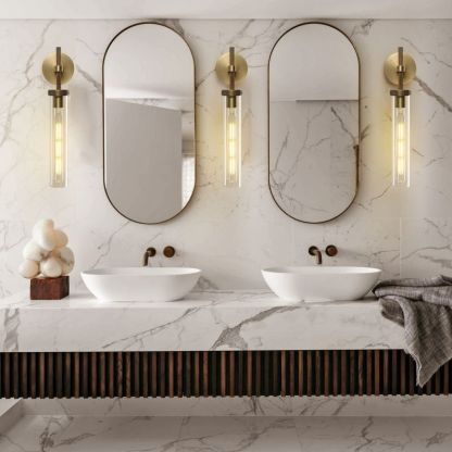 Lambert Round Shade Glass Series Wall Sconce