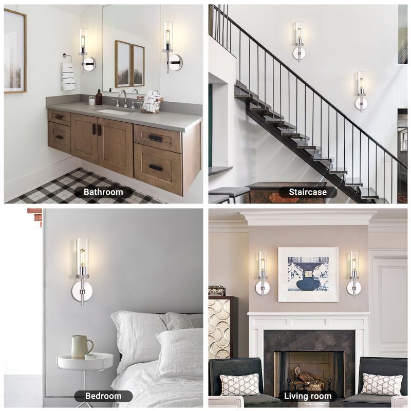 Lambert Round Shade Glass Series Wall Sconce