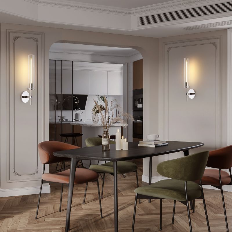 Lambert Round Shade Glass Series Wall Sconce