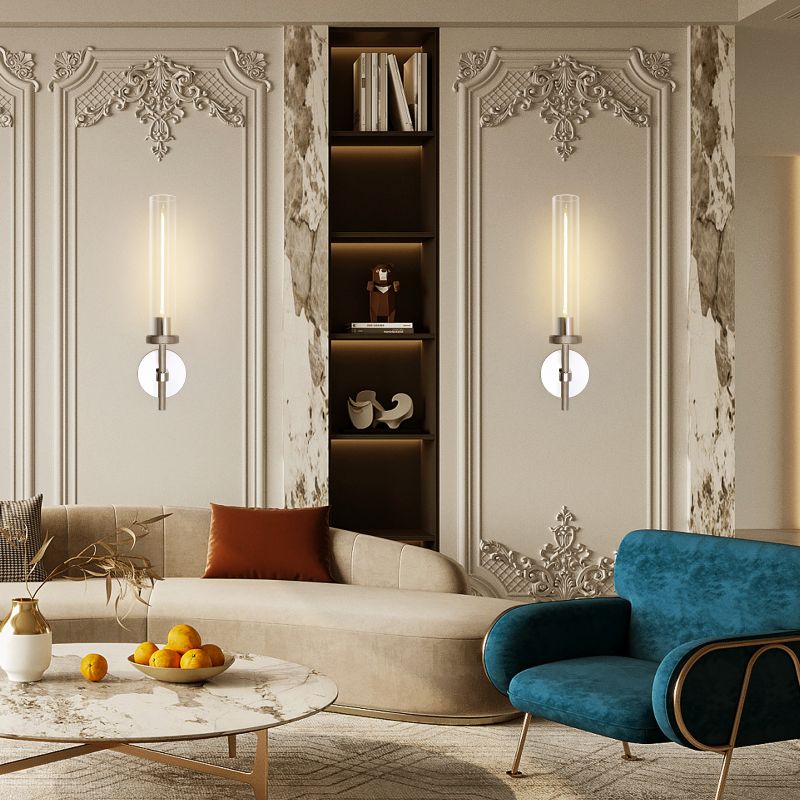 Lambert Round Shade Glass Series Wall Sconce