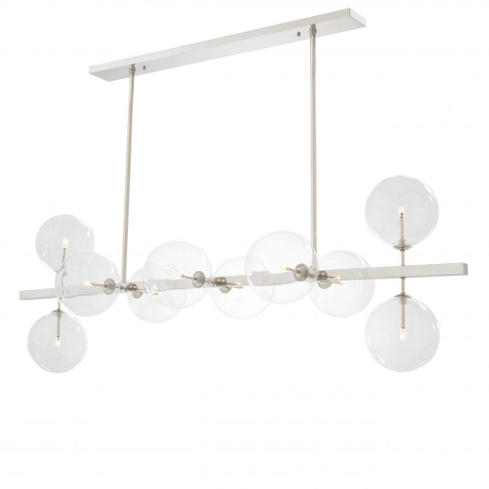 Largo Modern Brass Chandelier - [Brass/Nickel]