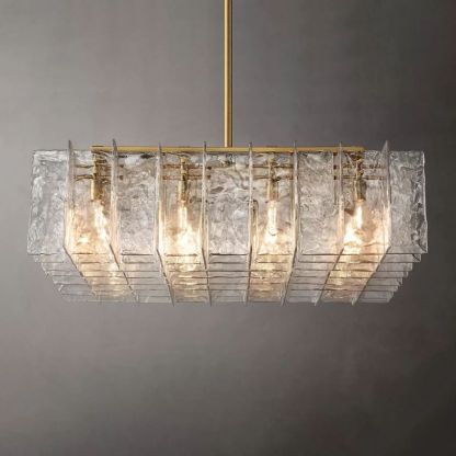 Lottice Square Chandelier D 49"