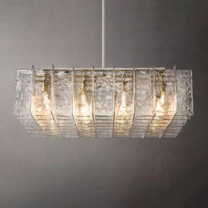 Lottice Square Chandelier D 49"