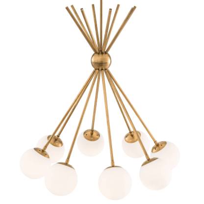 Luxor Modern Brass Chandelier - [Brass]