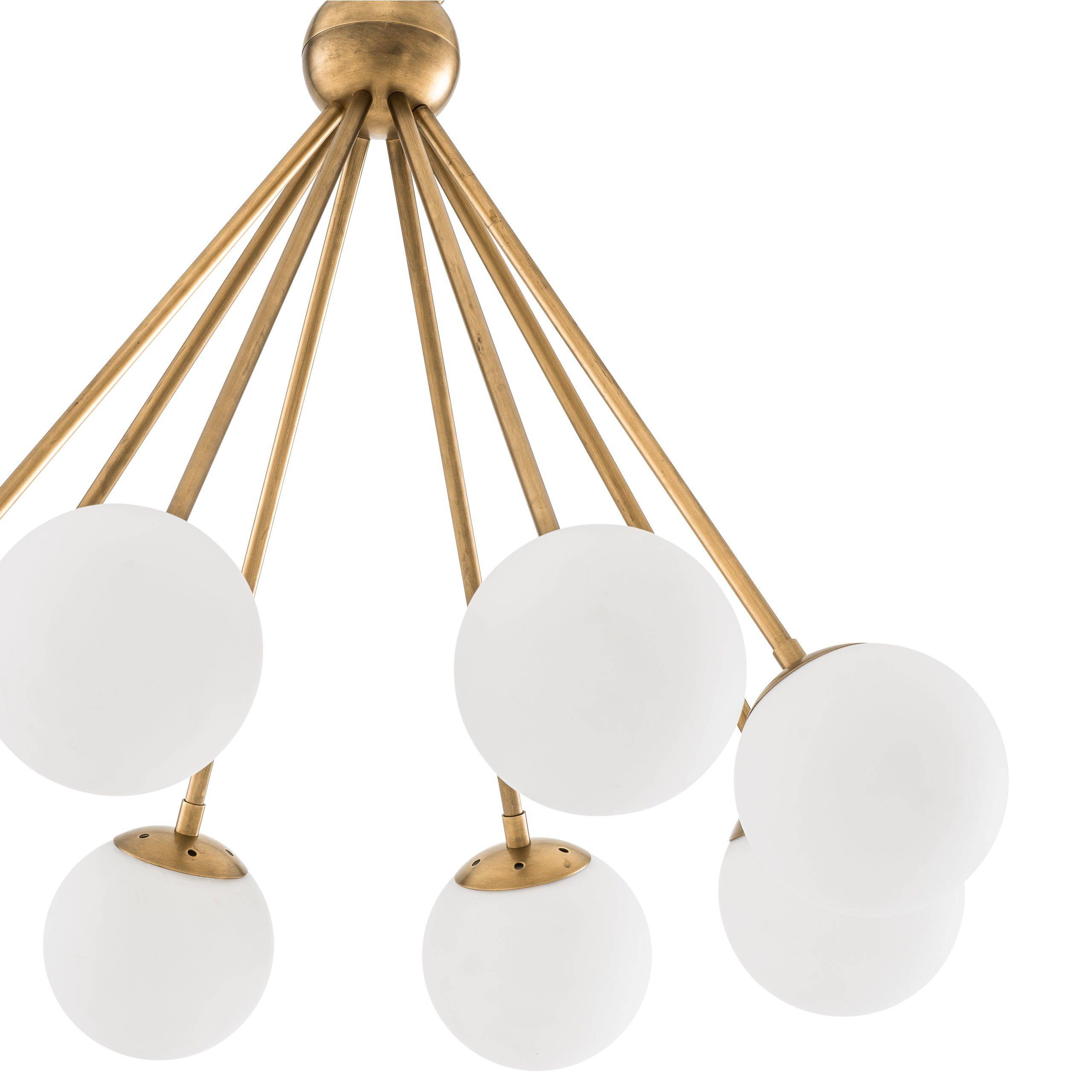 Luxor Modern Brass Chandelier - [Brass]