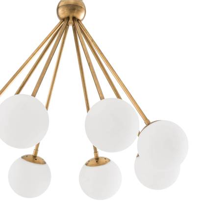 Luxor Modern Brass Chandelier - [Brass]