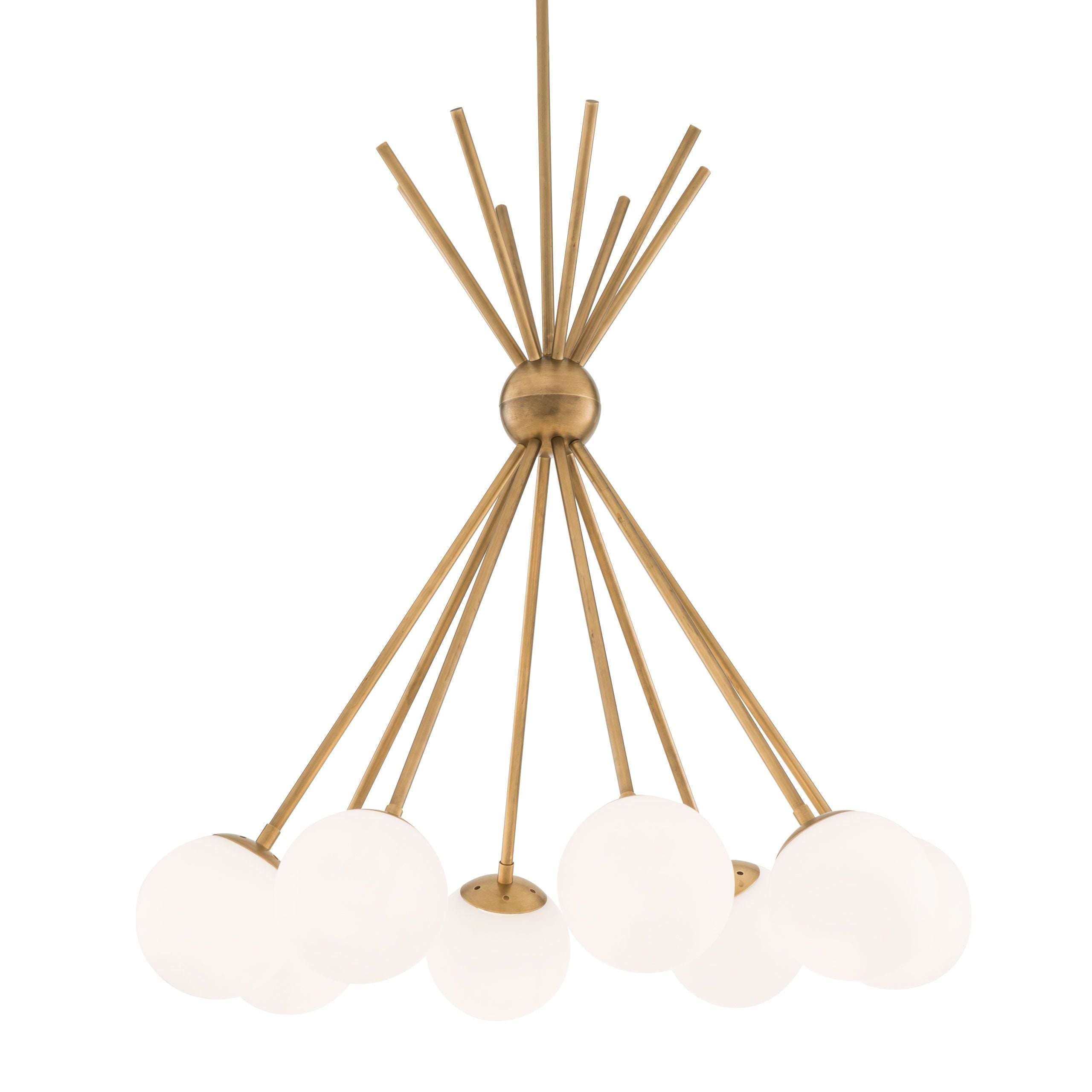 Luxor Modern Brass Chandelier - [Brass]