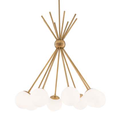 Luxor Modern Brass Chandelier - [Brass]