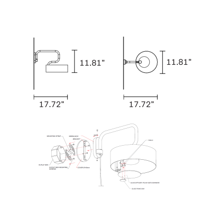 Locky Wall Sconce