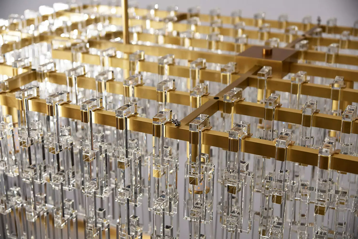 Marigold Rectangular Chandelier 60"