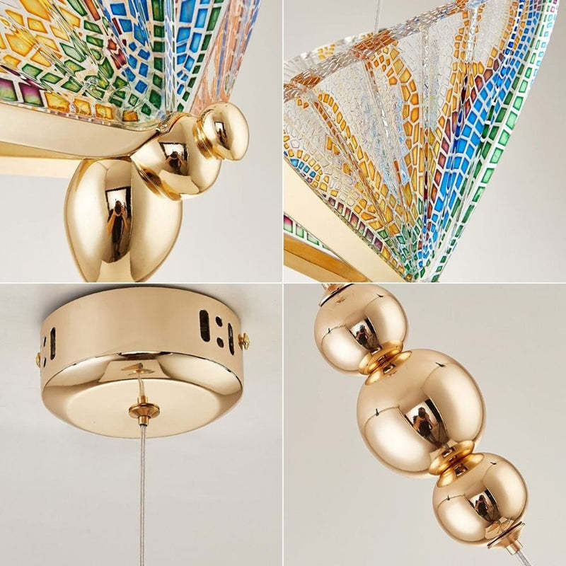 Creative Butterfly Colorful Pendant Light