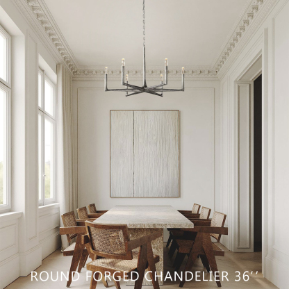 Thaddeus Round Chandelier 36"