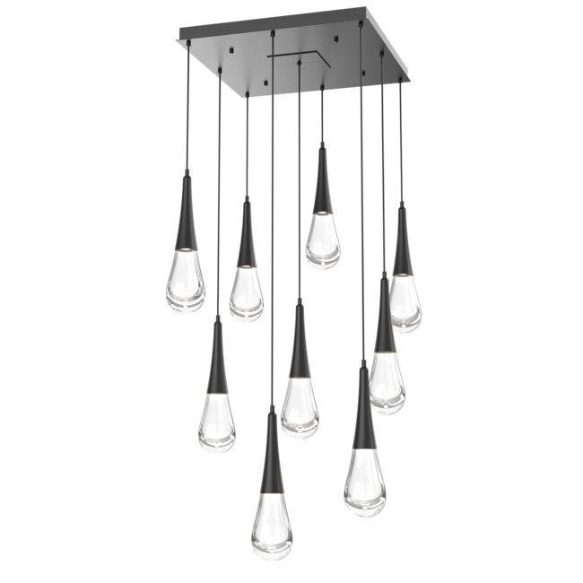 Raindrop Square chandelier 9 lights / 12 lights