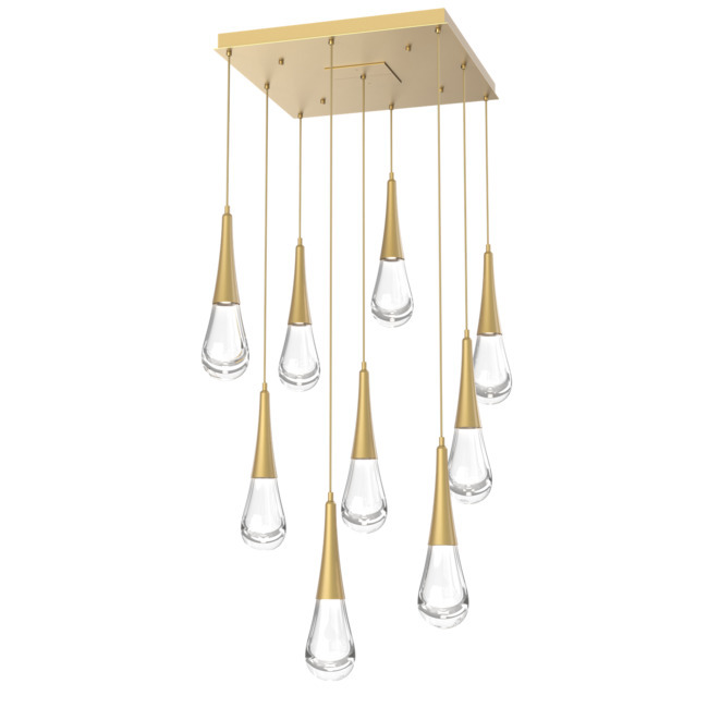 Raindrop Square chandelier 9 lights / 12 lights