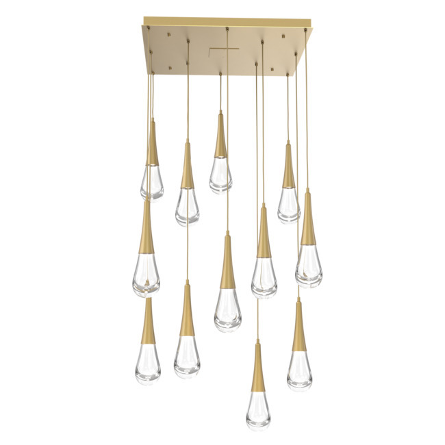 Raindrop Square chandelier 9 lights / 12 lights
