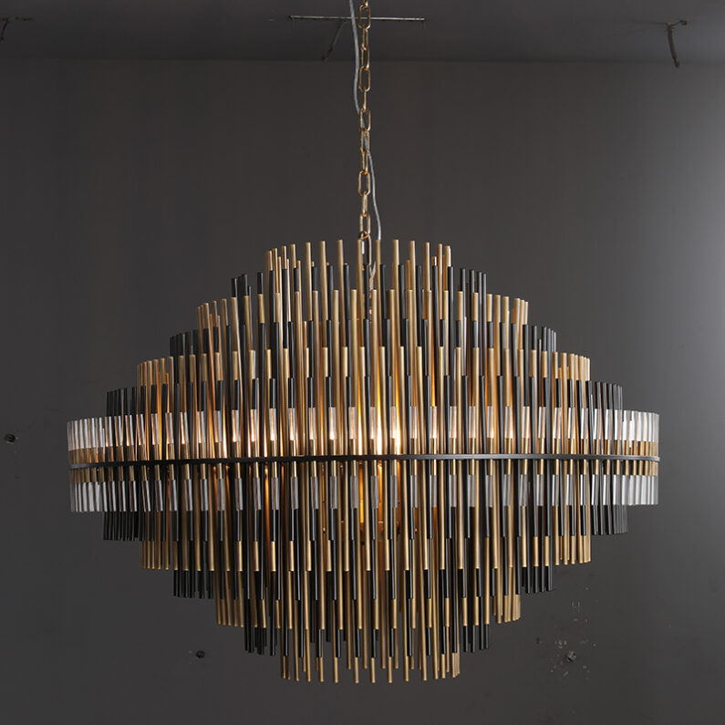 Syluze Round & Linear Chandelier For Metal 24'' 32'' 42'' 54''