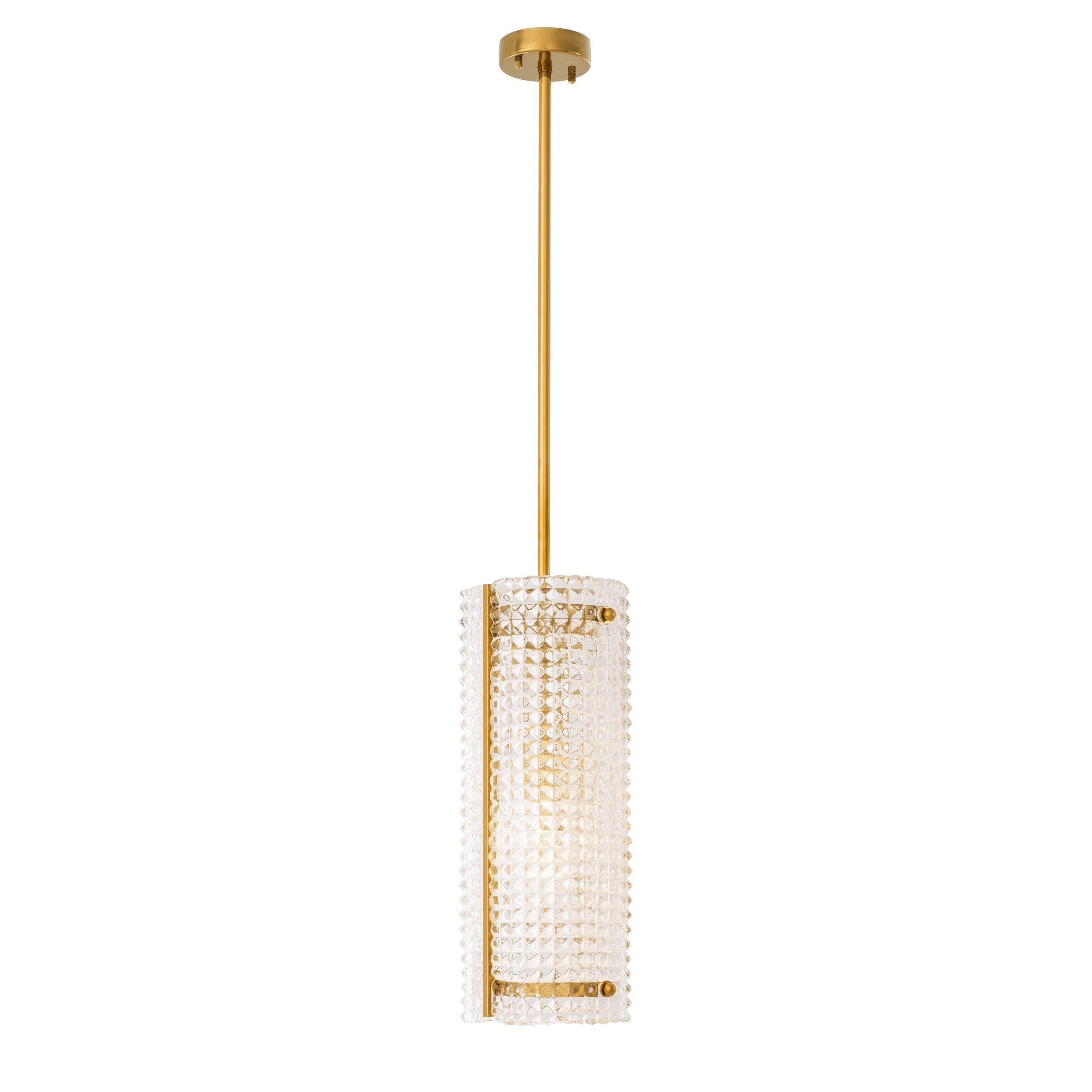 Reflecto Modern Glass Chandelier - [Gold]
