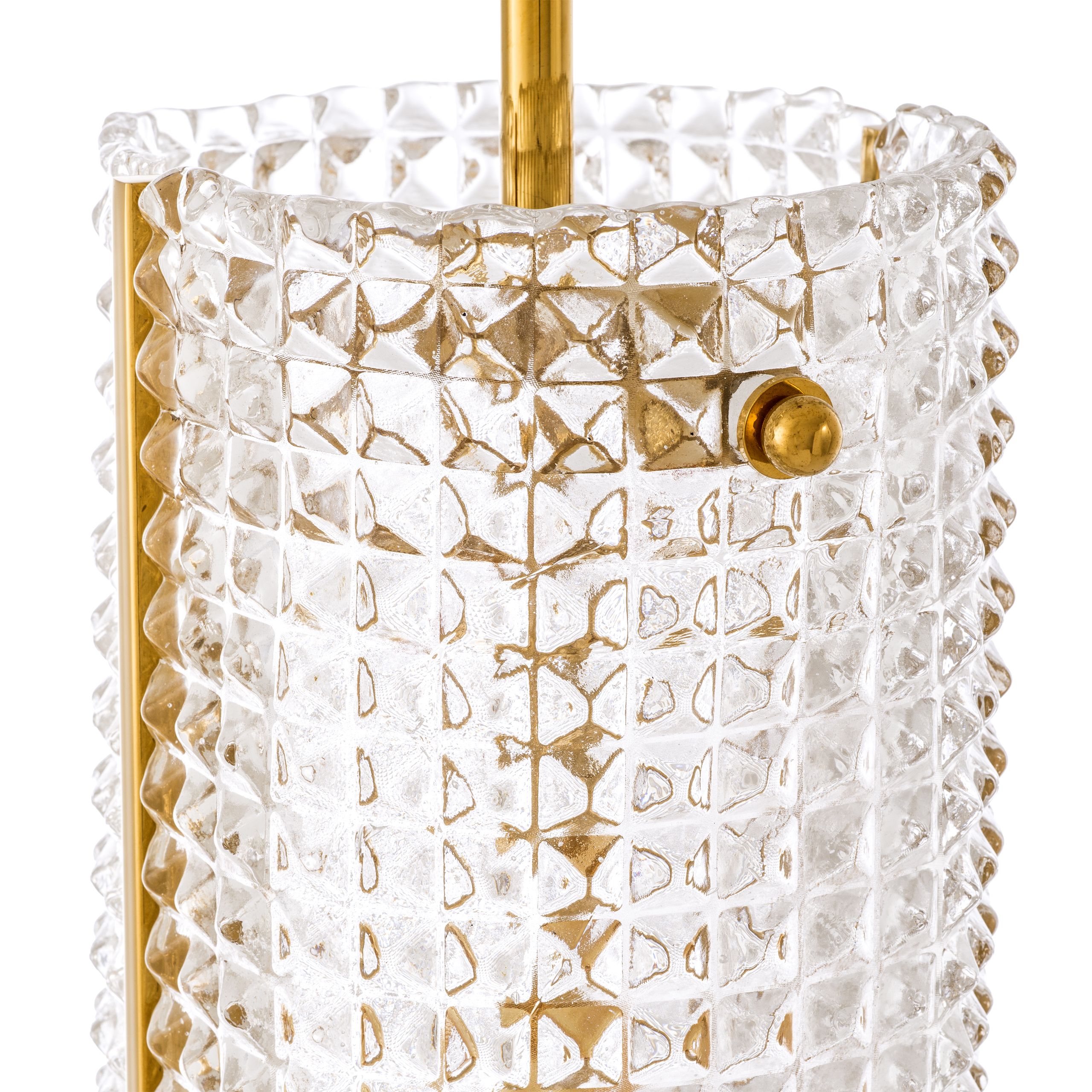 Reflecto Modern Glass Chandelier - [Gold]