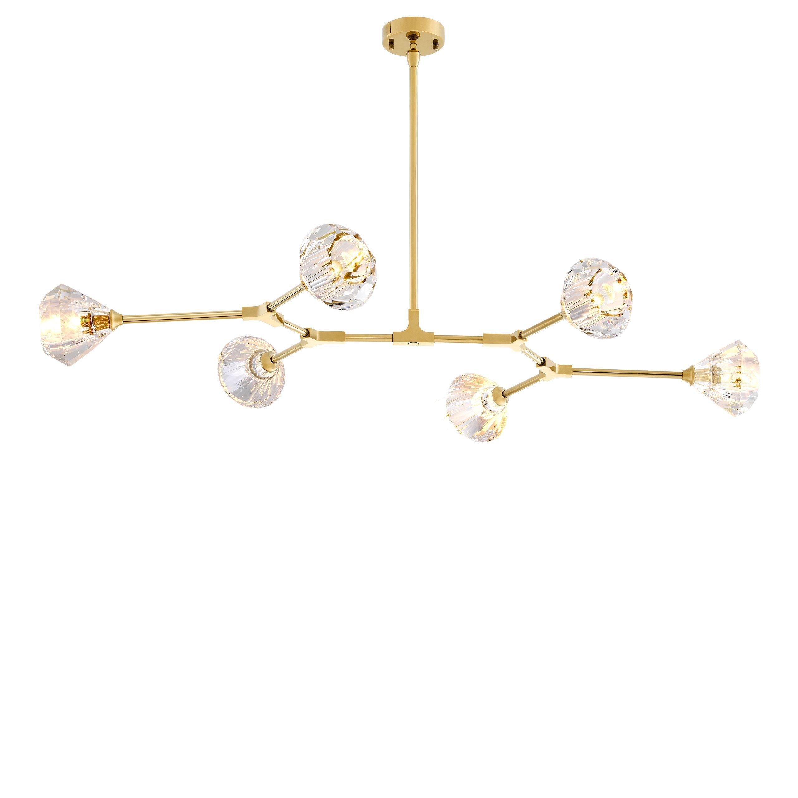 Salasco Modern Glass Chandelier 