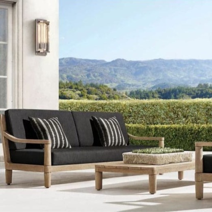 Savile Grand Rectangular Wall Sconce 20"H