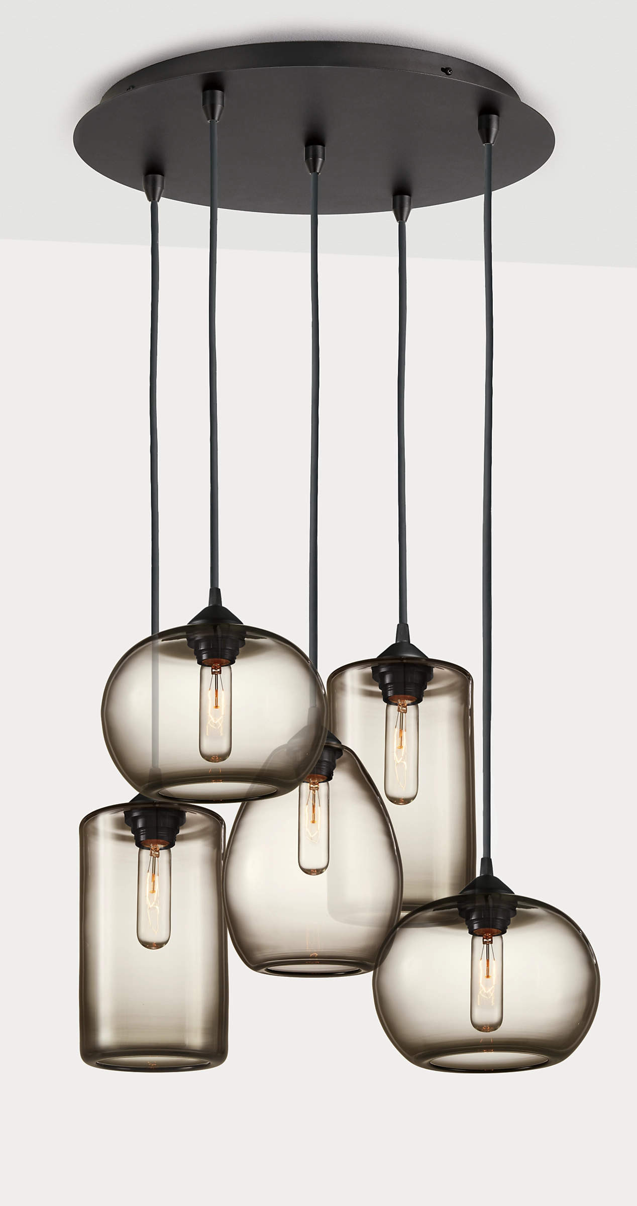 Sylvio Hand blown glass Chandelier for Dining room