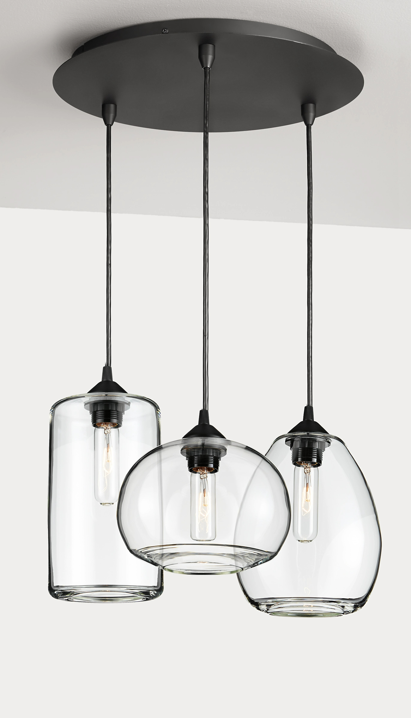 Sylvio Hand blown glass Chandelier for Dining room