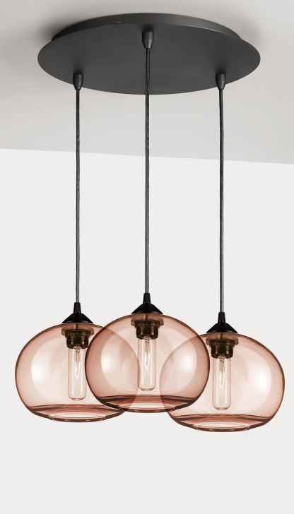 Sylvio Hand blown glass Chandelier for Dining room