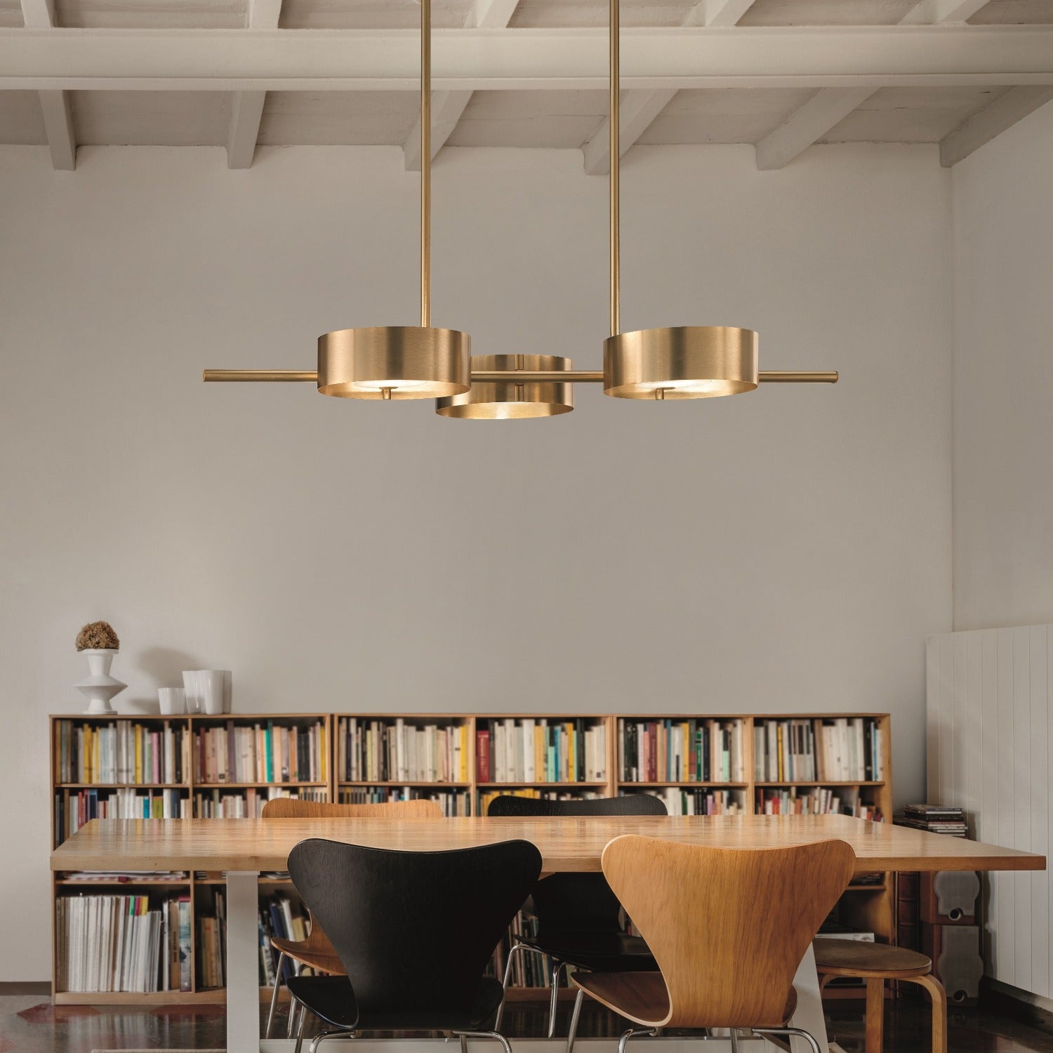 Locky  BIL3 | 3-Light Modern Chandelier - Masiero