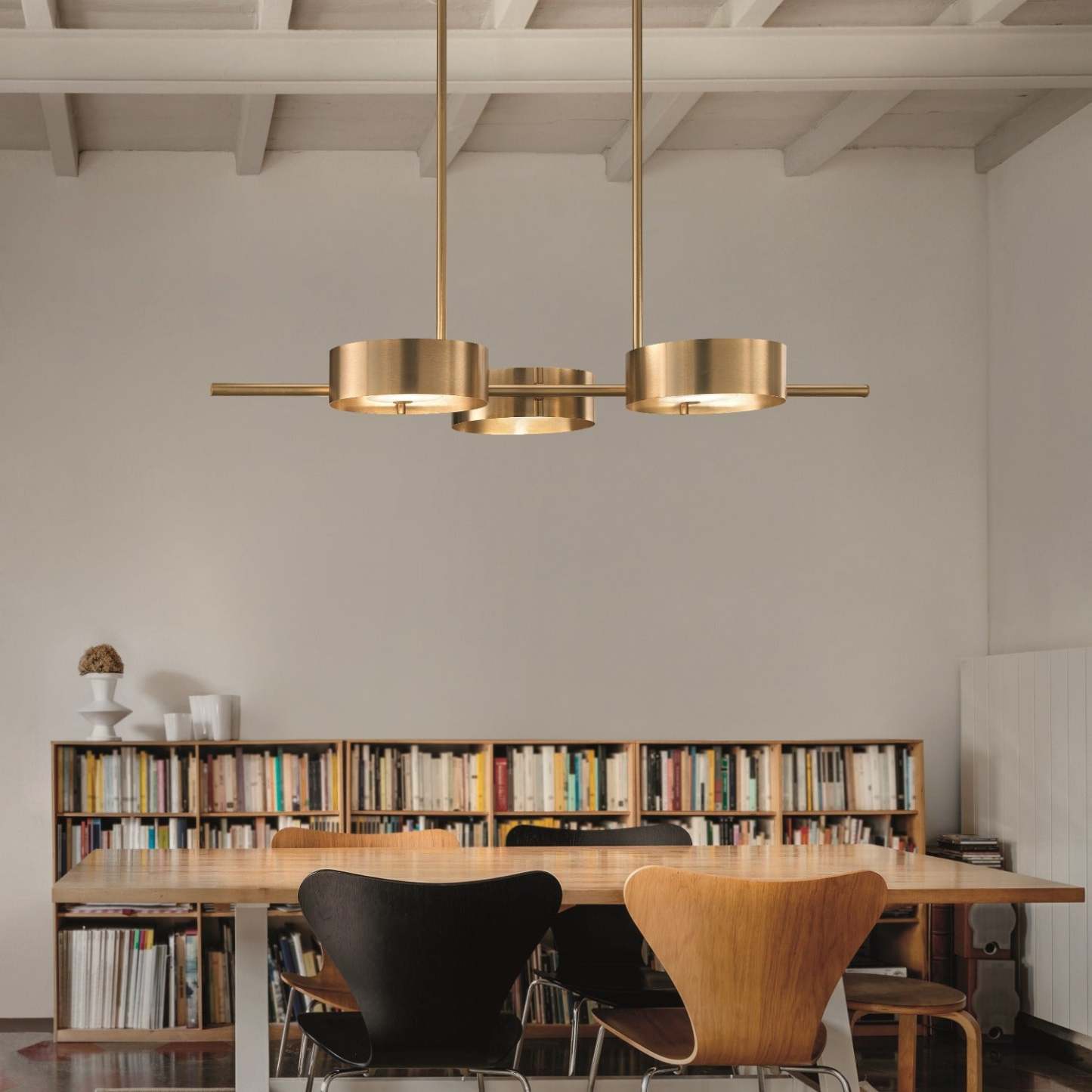 Locky  BIL3 | 3-Light Modern Chandelier - Masiero