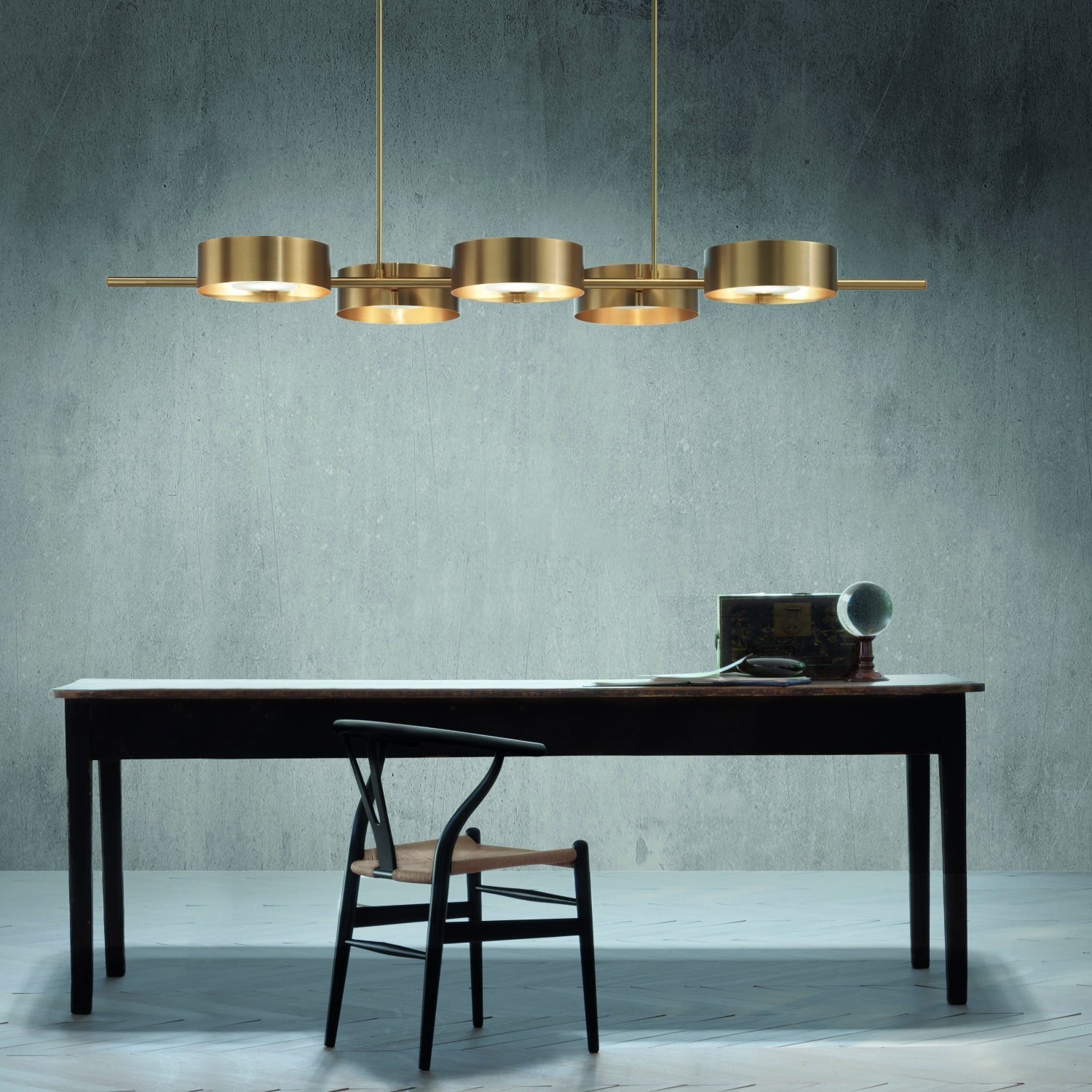 Locky  BIL5 | 5-Light Modern Chandelier - Masiero