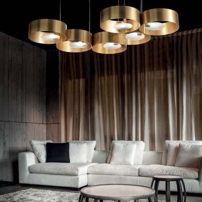 Locky  OR6 | 6-Light Modern Chandelier - Masiero
