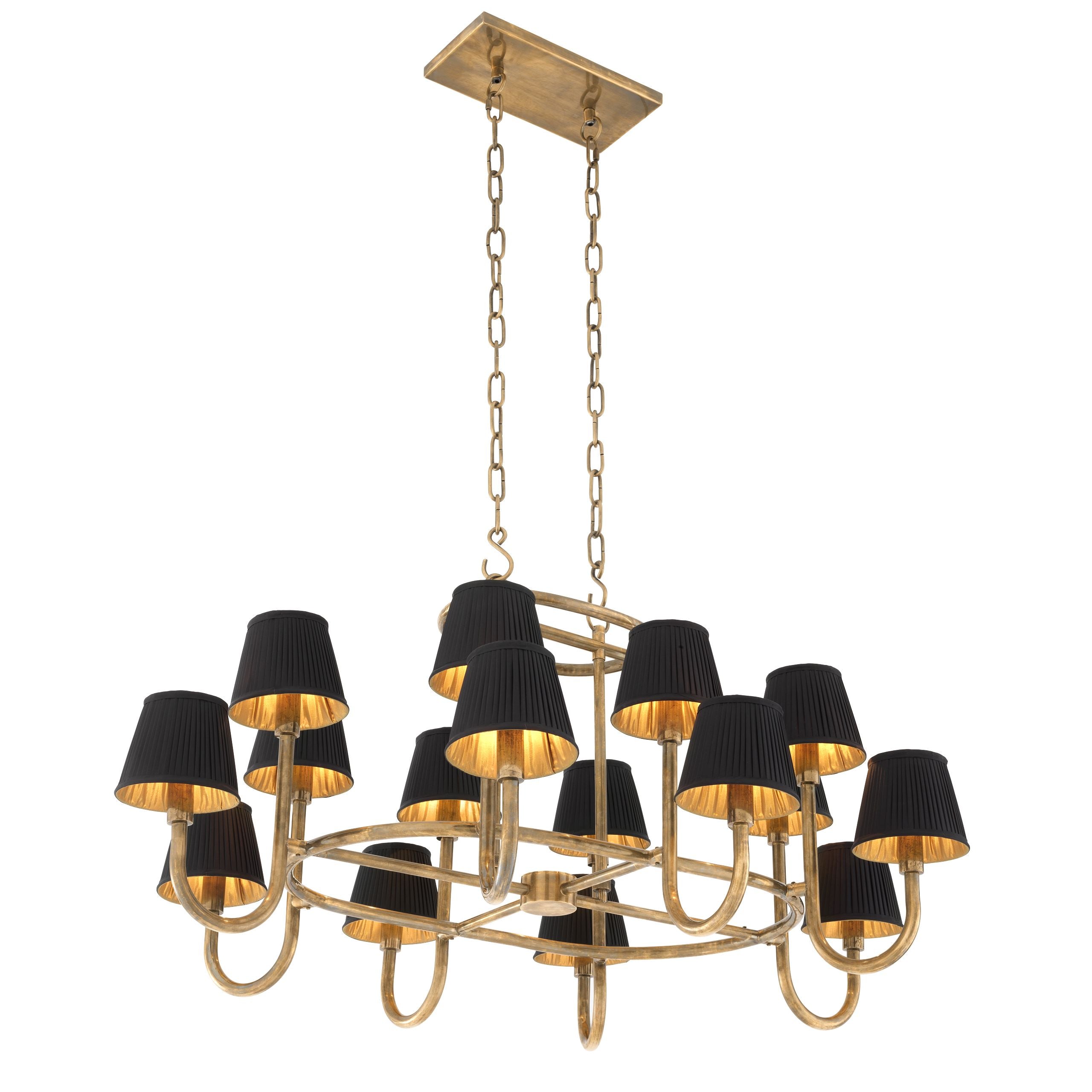 Sparrows Modern Brass Chandelier - [Brass]