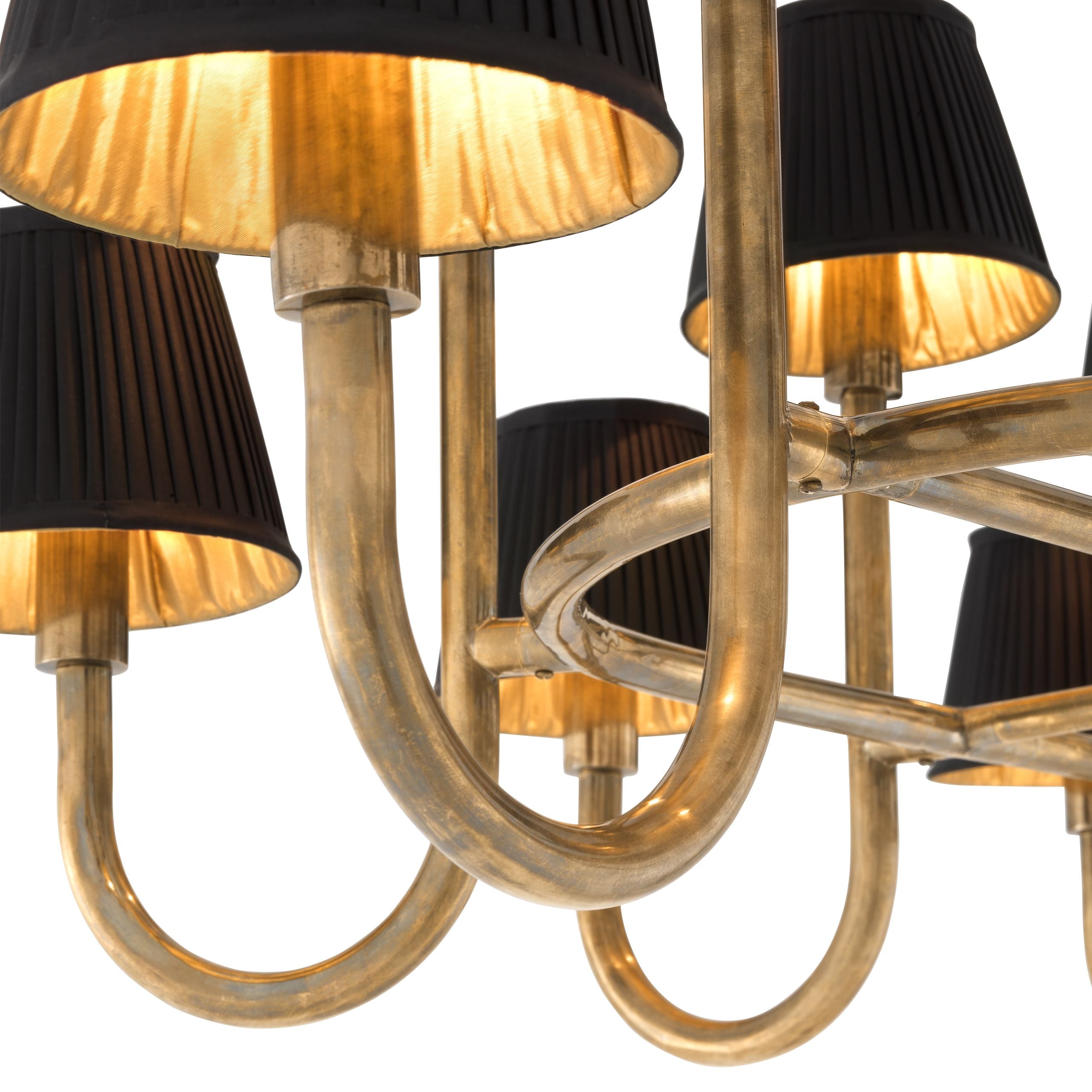 Sparrows Modern Brass Chandelier - [Brass]