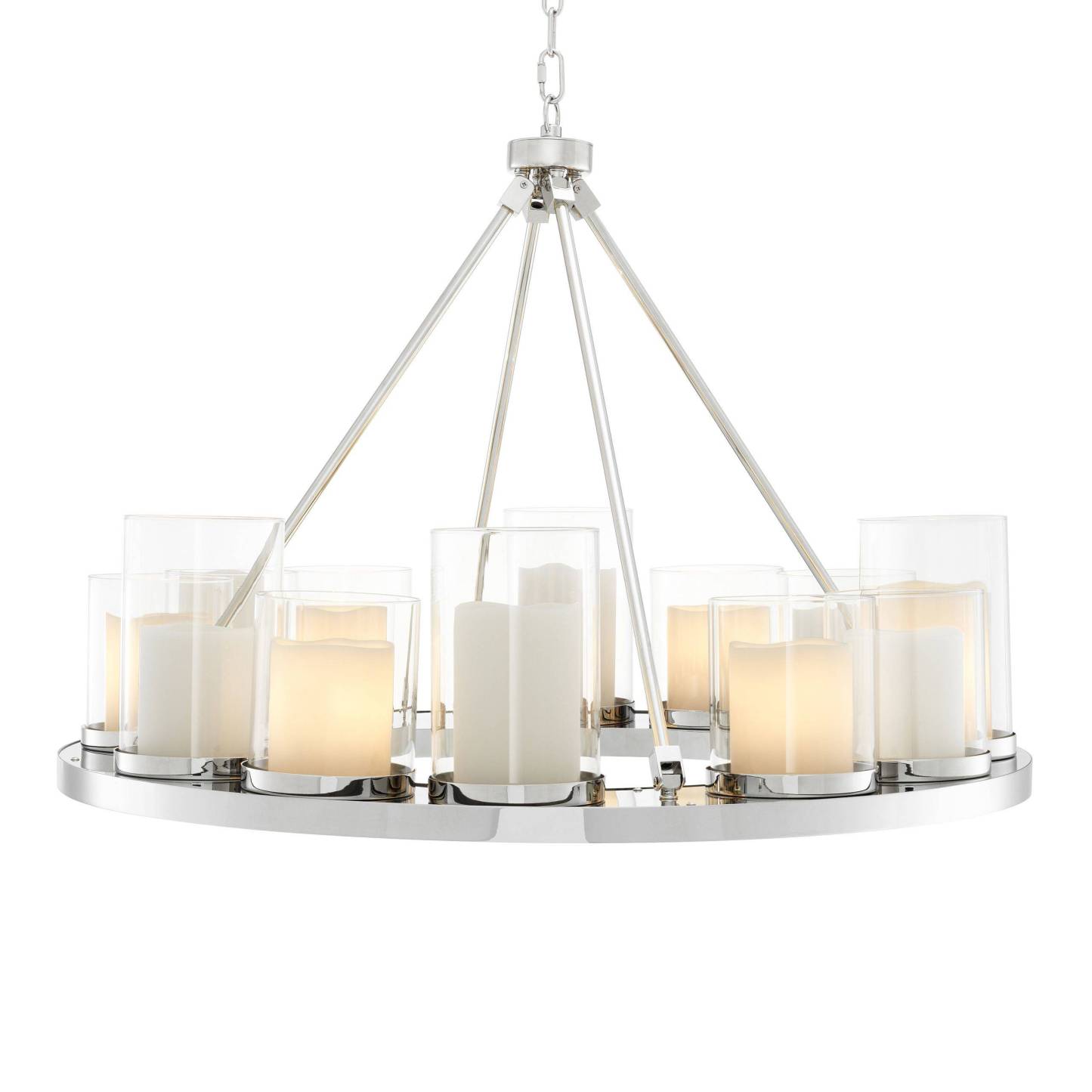 Summit Ring Modern Chandelier - [Steel] 