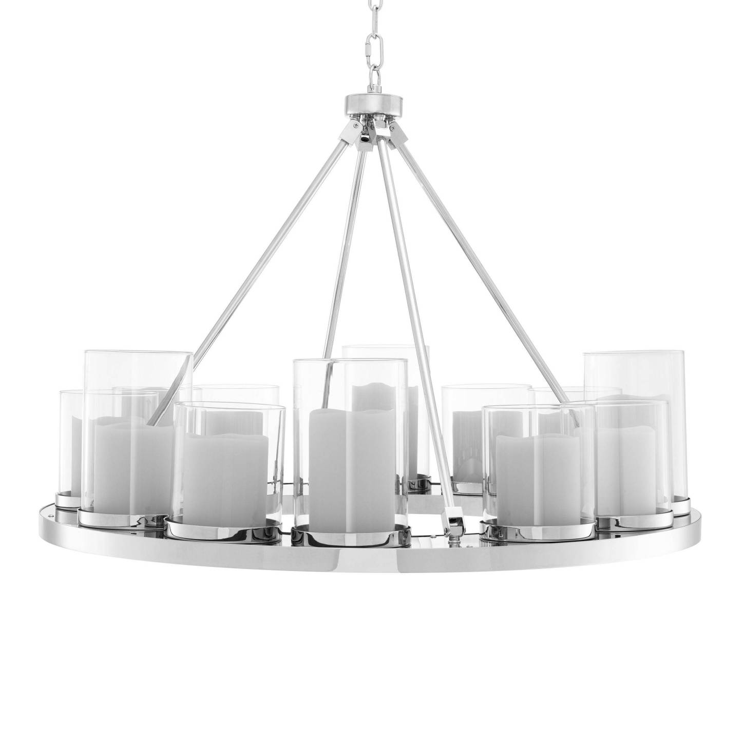 Summit Ring Modern Chandelier - [Steel] 