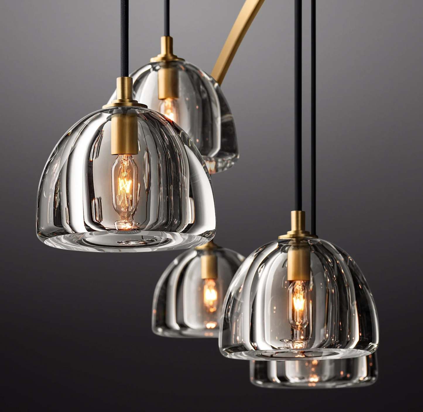 Hemispheres Round Chandelier 60''