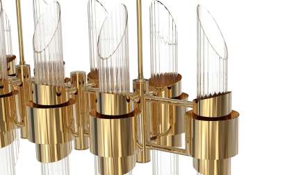 Tycho Rectangle Suspension Modern Chandelier - Luxxu