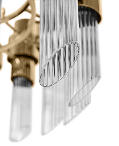 Tycho Round 32-Light Crystal Modern Chandelier - Luxxu