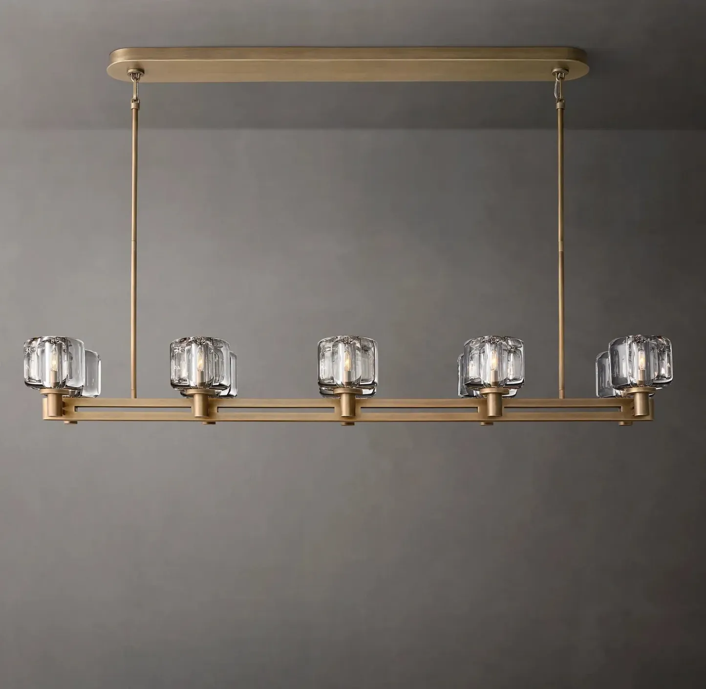 Dema Double Linear Chandelier 54" & 72''