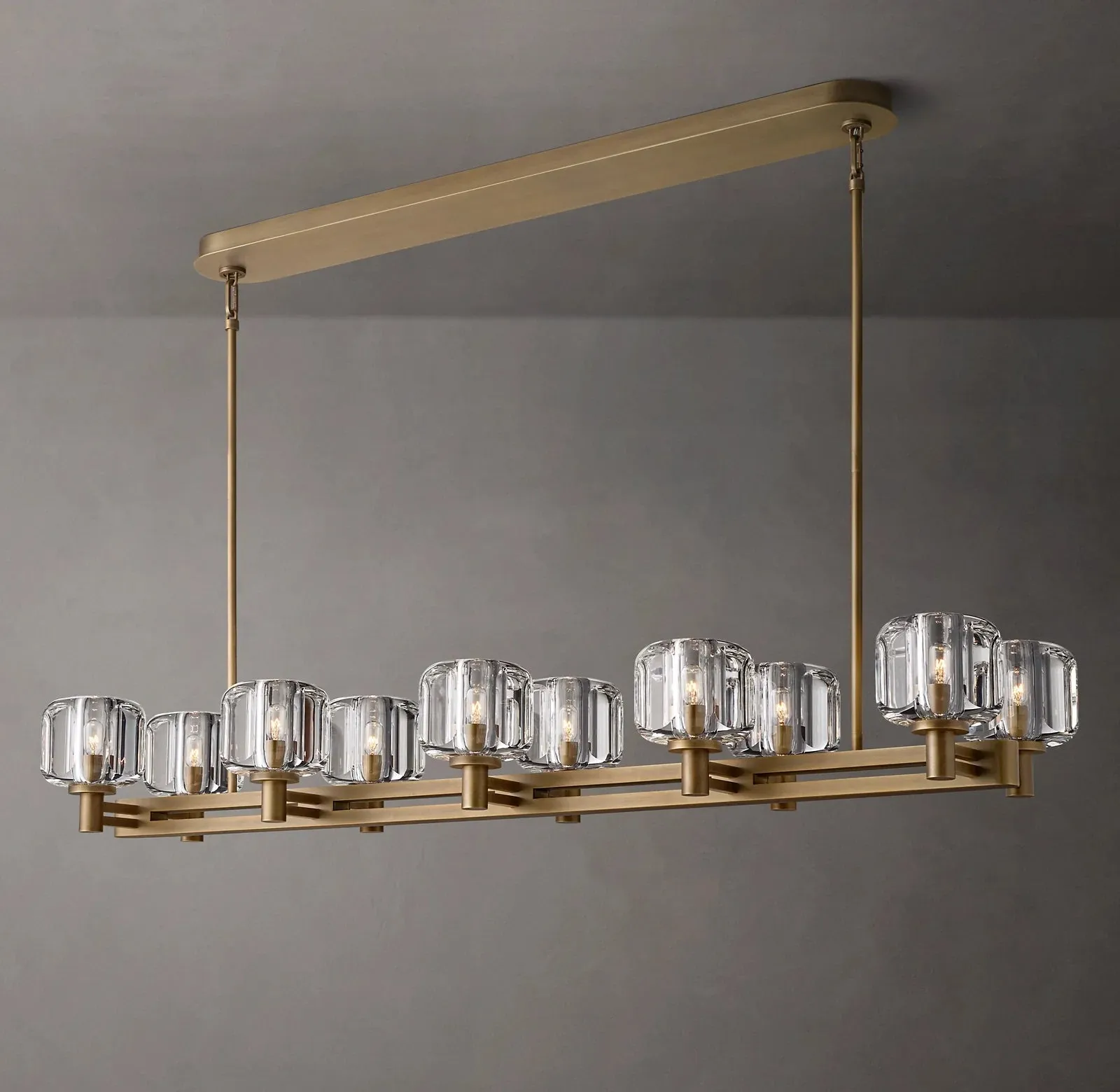 Dema Double Linear Chandelier 54" & 72''