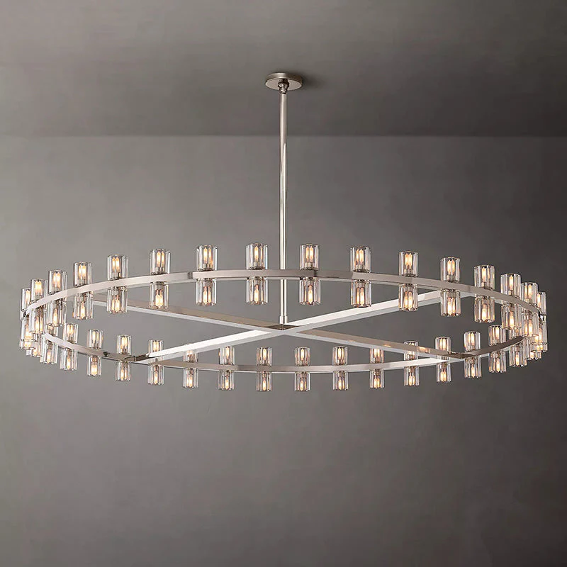 Arcachon Led Round Chandelier For Crystal Cup 60"