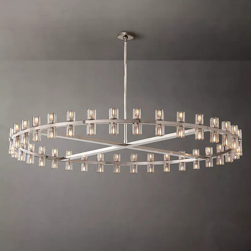 Arcachon Led Round Chandelier For Crystal Cup 60"
