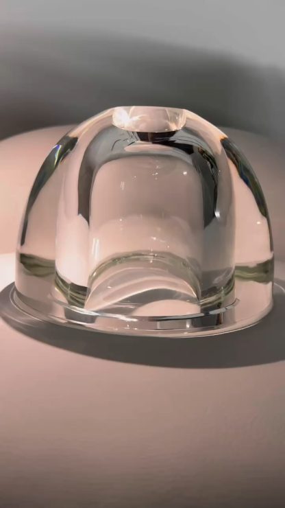 Hemispheres Series K9 Crystal Sample