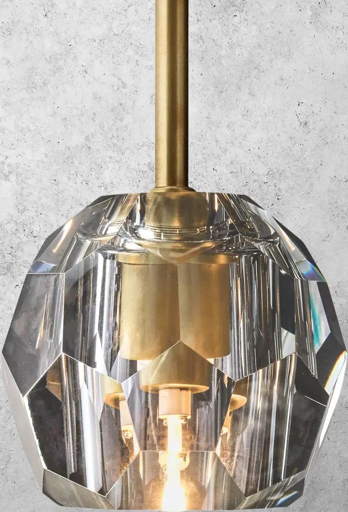 Bouble De Crystal Ball Pendant Lighting