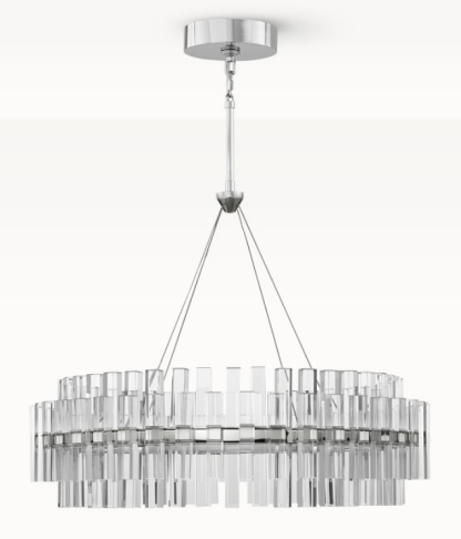 Pamela Round LED Crystal Chandelier