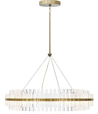 Pamela Round LED Crystal Chandelier