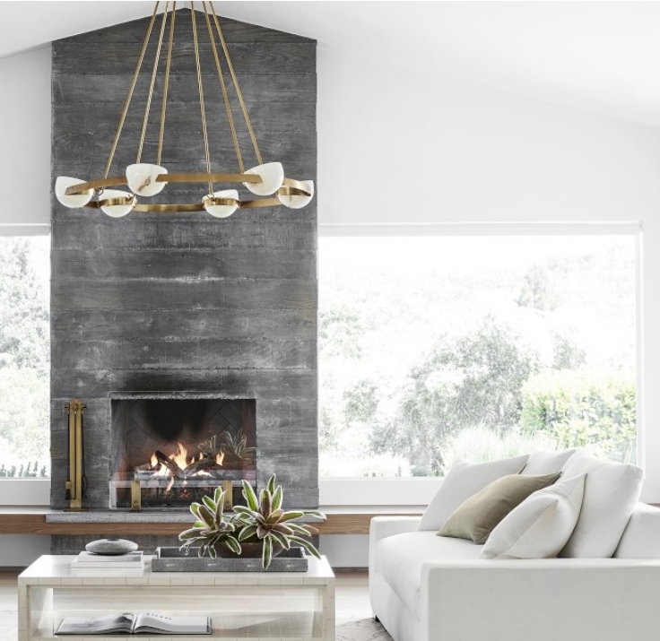 Sylvia Chandelier for living room 6 lights